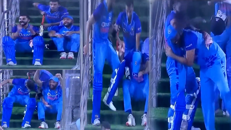 Team India Celebration Video after won t20 series against Australia 2022