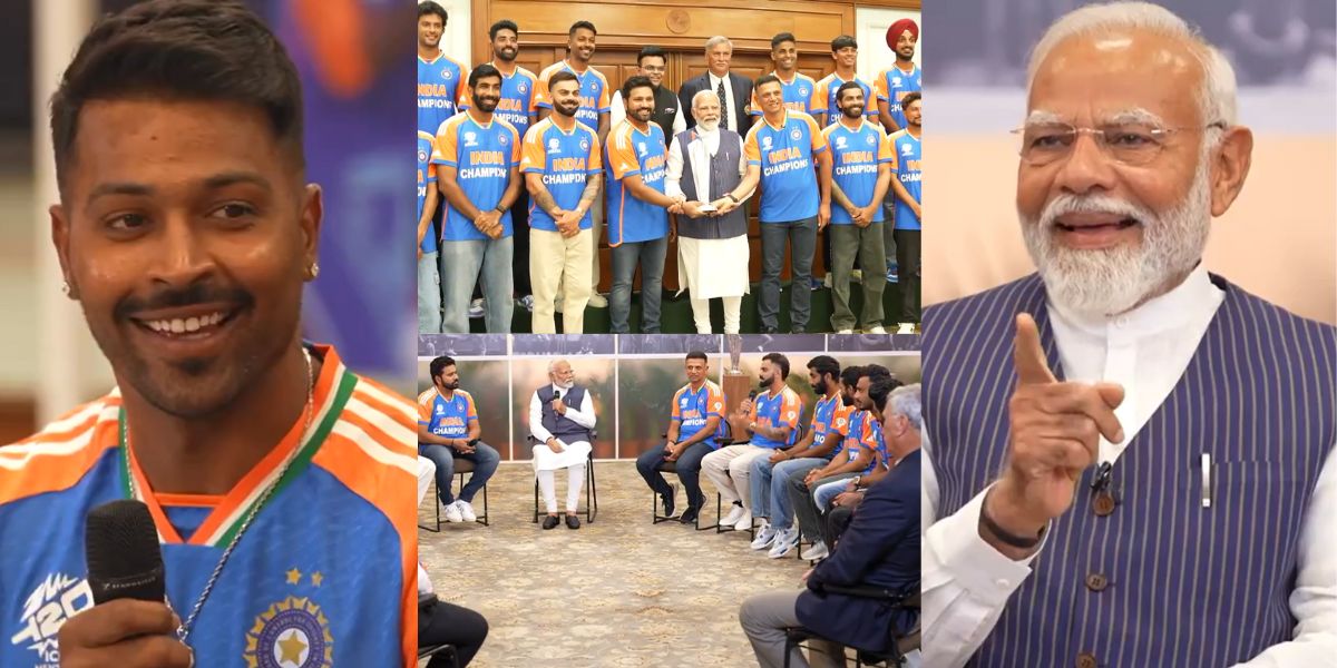 VIDEO: वर्ल्ड चैंपियन टीम इंडिया ने PM Modi से की मुलाकात, इस खिलाड़ी की ओर उंगली कर ठहाके लगाने लगे...