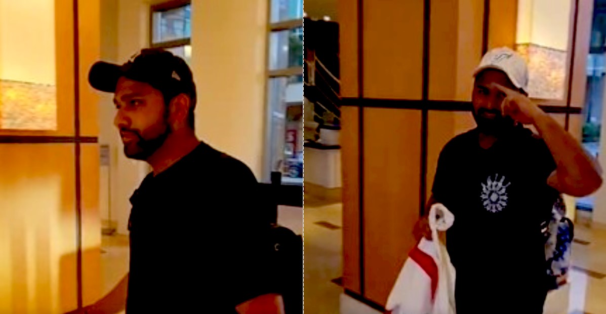 Team India - Rohit Sharma And Rishabh Pant