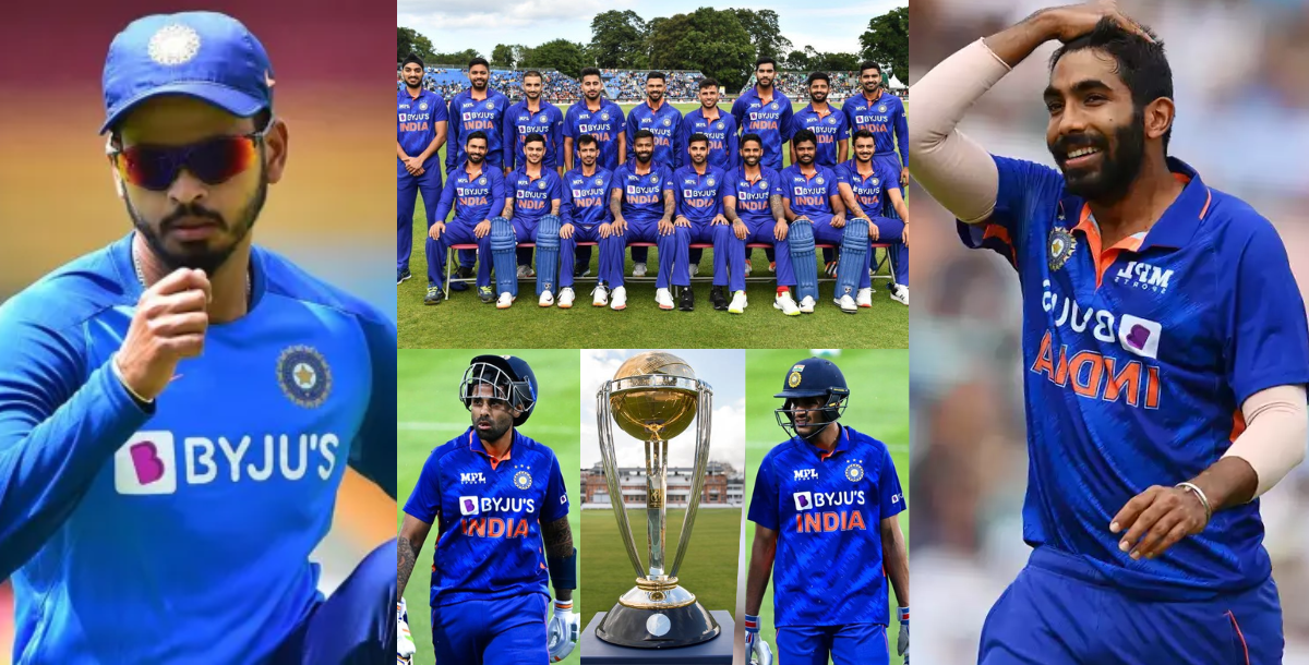 Team India announced 15-member squad for World Cup 2023 Shubman Gill-Suryakumar Yadav dropped