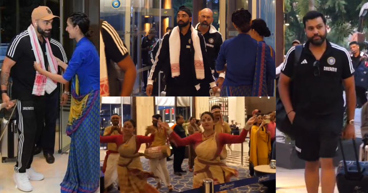 Team India got a wonderful welcome in Guwahati hotel video went viral