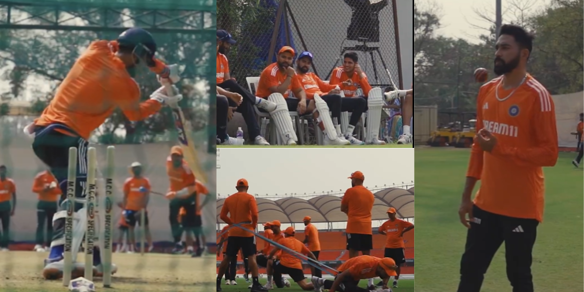 Team India practiced before the first match of IND vs ENG test series watch video