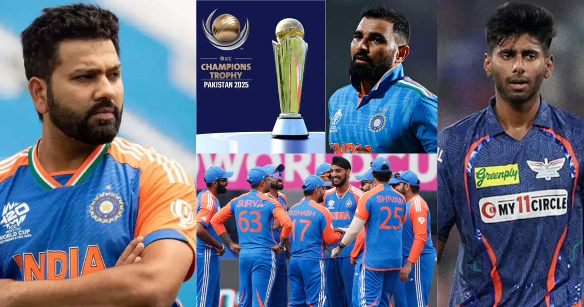 Champions Trophy 2025 के लिए इन 15 खिलाड़ियों के नाम पर लगेगी मुहर, रोहित को मिलेगा नया ओपनर, तो शमी-...