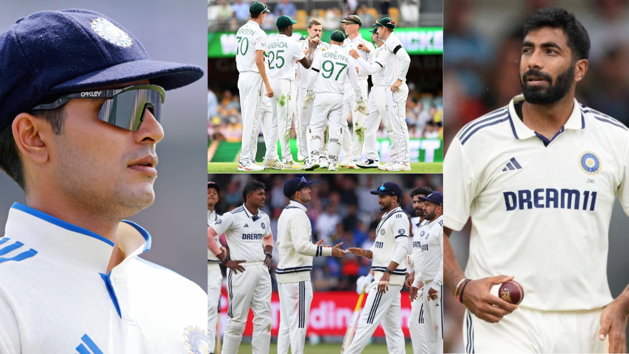 Team Decided For Test Against South Africa Shubman Captain Rishabh Vice Captain Bumrah Out