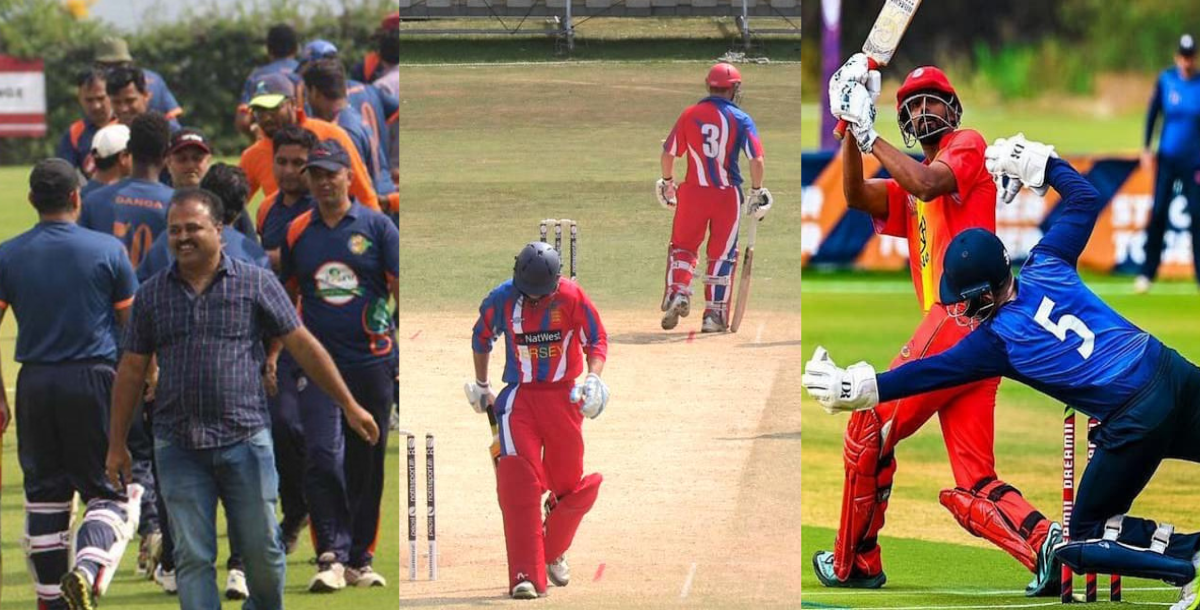 Telgu Royals CC lost 10 wickets for 41 runs an embarrassing record in ODI cricket in Rawanda 50 over...