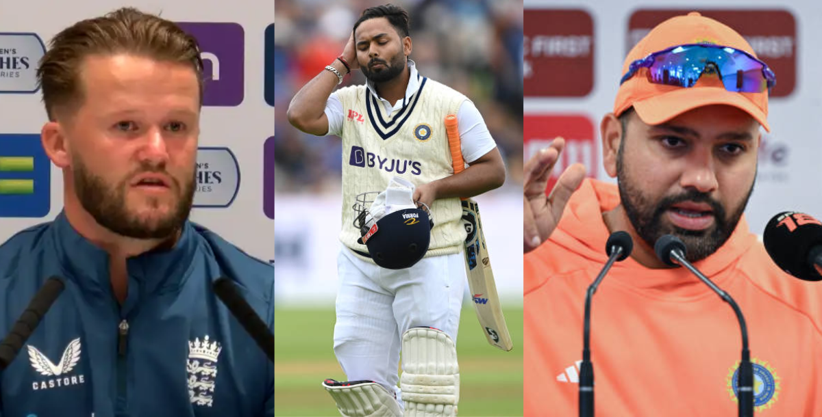 There was a guy called Rishabh Pant in our team probably Ben Duckett hasn't seen him play said rohit...
