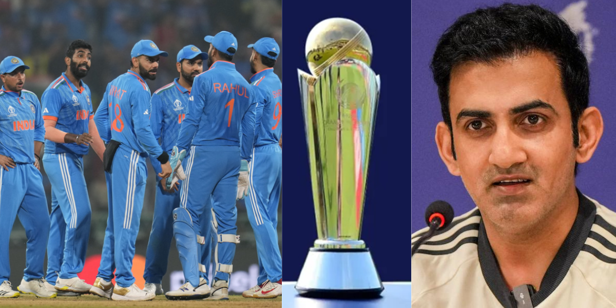 This batsman played a trick to play champions-trophy-2025 Gautam Gambhir was also forced to give a c...