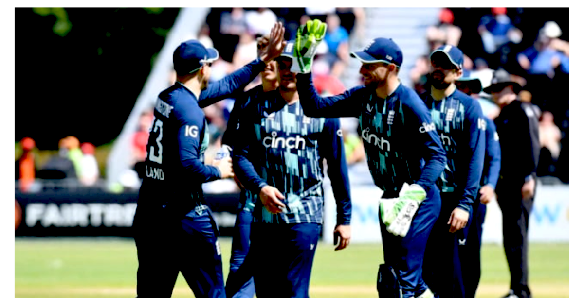 This is the lowest score for England in the ODI format against India - 110 runs