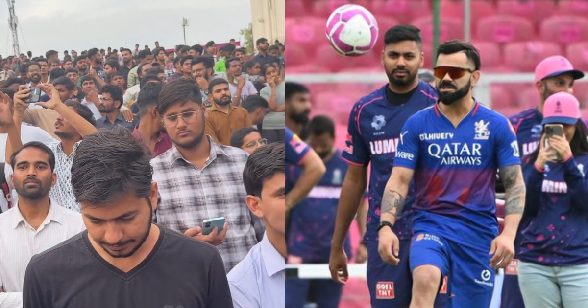 Thousands of fans reached the stadium to watch Virat Kohli practice picture goes Viral