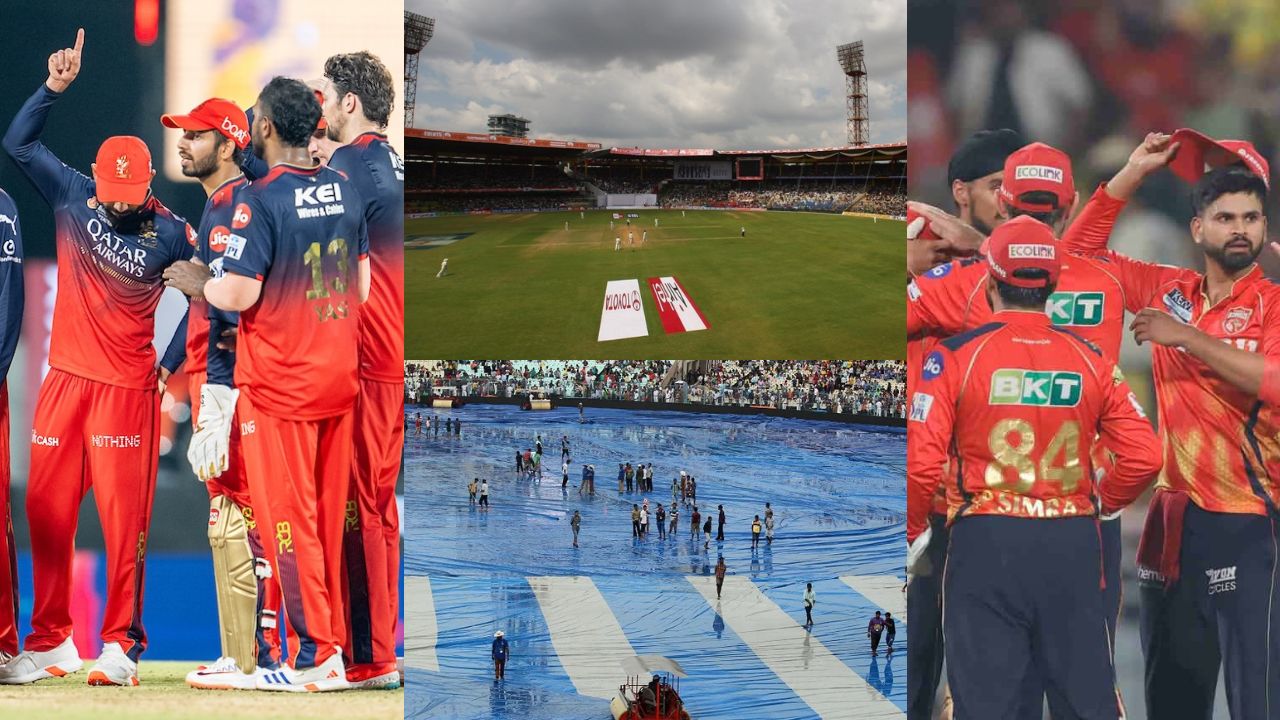 RCB vs PBKS Match 34 weather and pitch