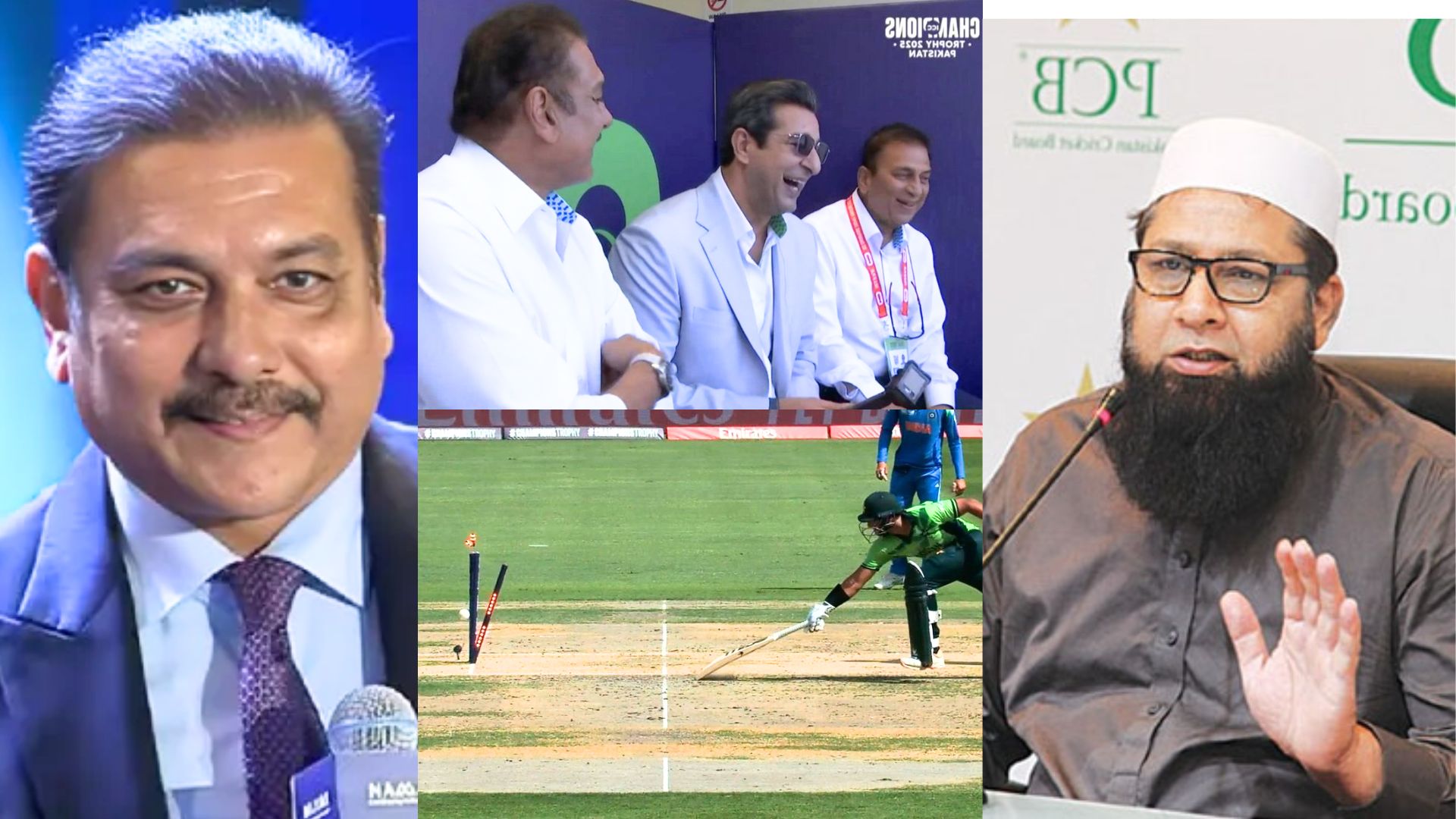 Ravi Shastri ने इमाम उल हक के रन आउट का सरेआम उड़ाया मजाक, उनकी इस बात से 'चाचा' इंजमाम उल हक को लग...