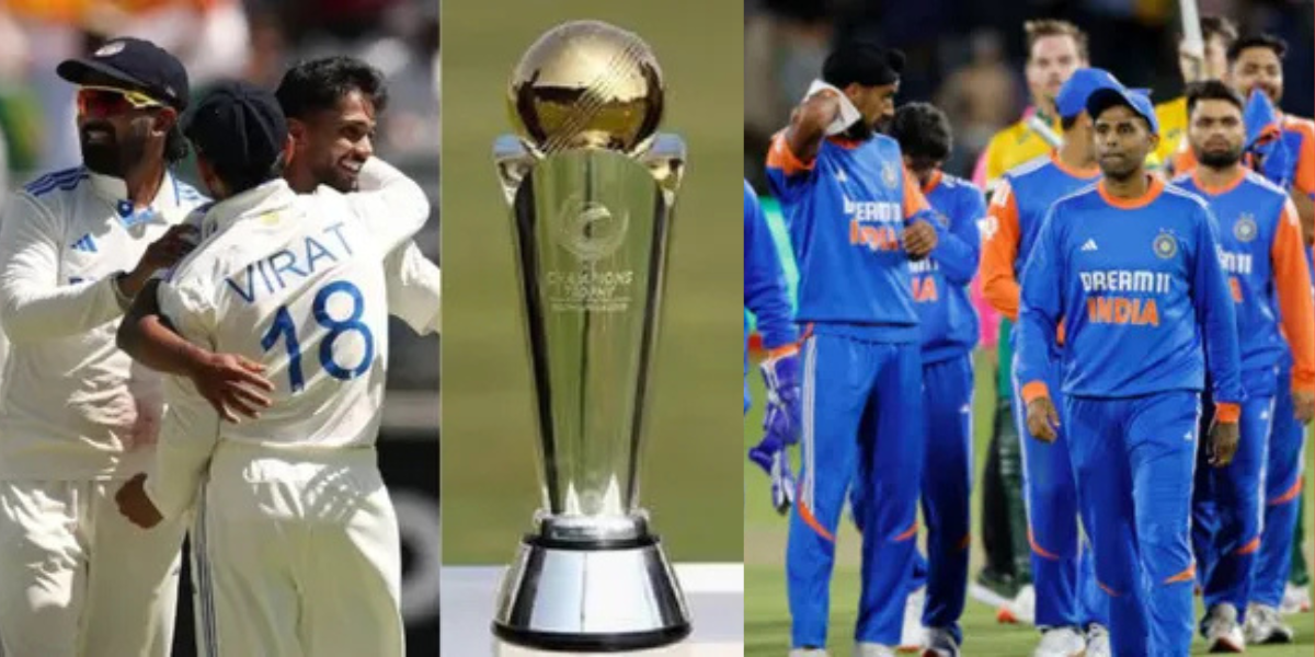 India Squad fixed for Champions Trophy 2025 with victory of Perth Test surprise entry of Reddy-Sunda...