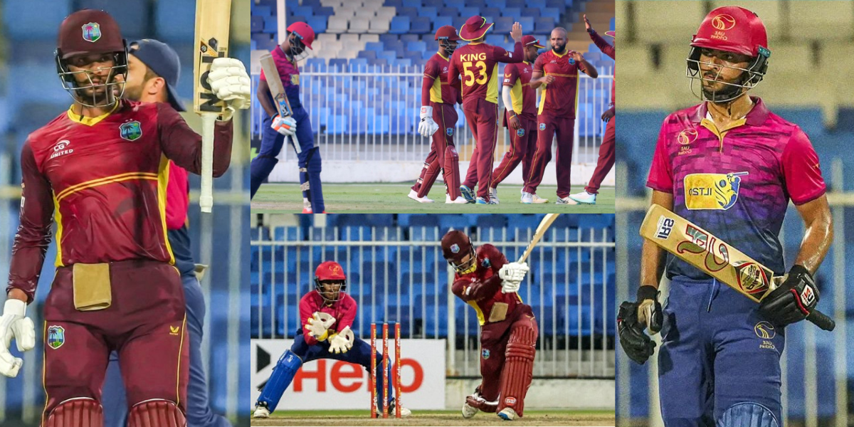 UAE vs WI Brandon King hit century against UAE, West Indies won by 7 wicket