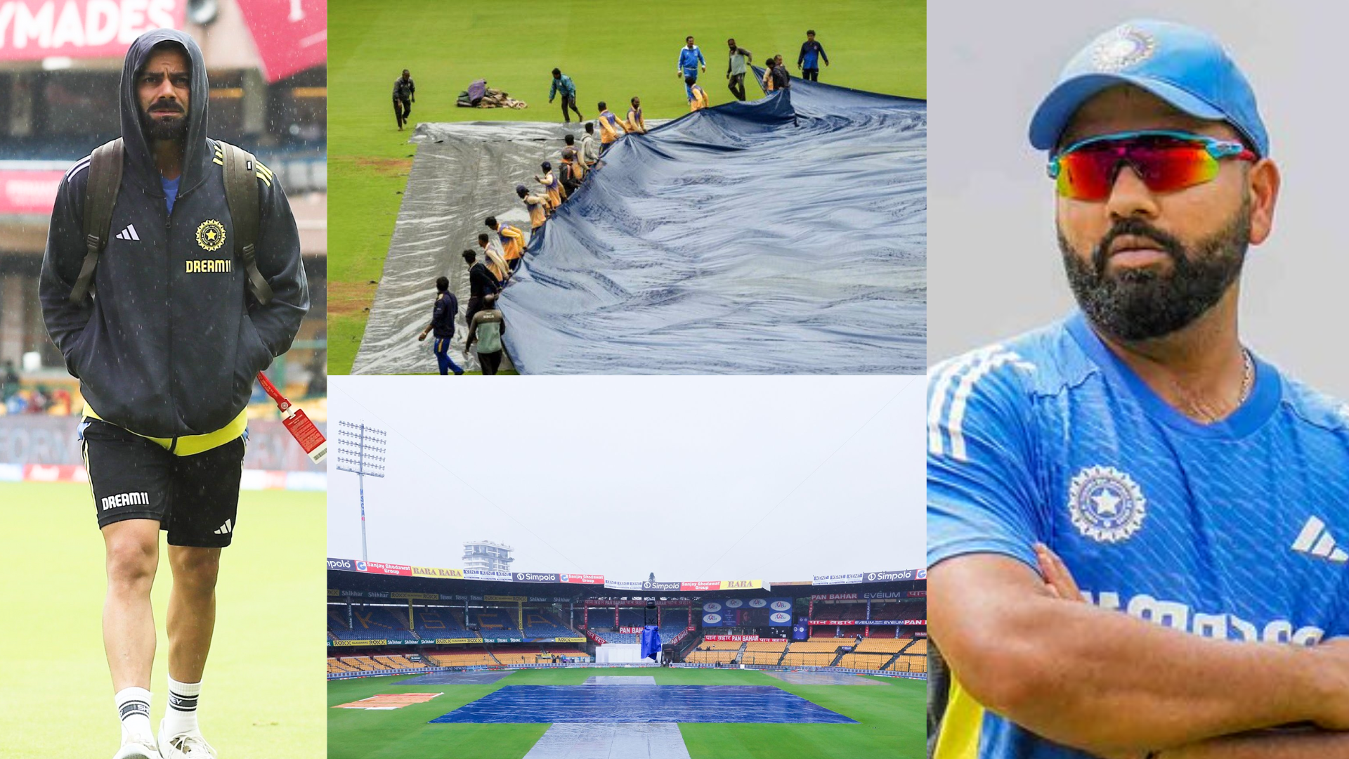 IND vs NZ: बारिश की वजह स पहले दिन का खेल हुआ रदद, जानें 4 दिन कैसा रहेगा मौसम का मिजाजा ?