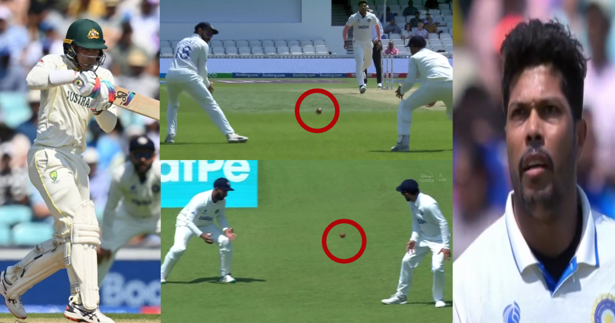 Umesh Yadav Angry Reaction as virat kohli and cheteshwar pujara leave an easy catch chance