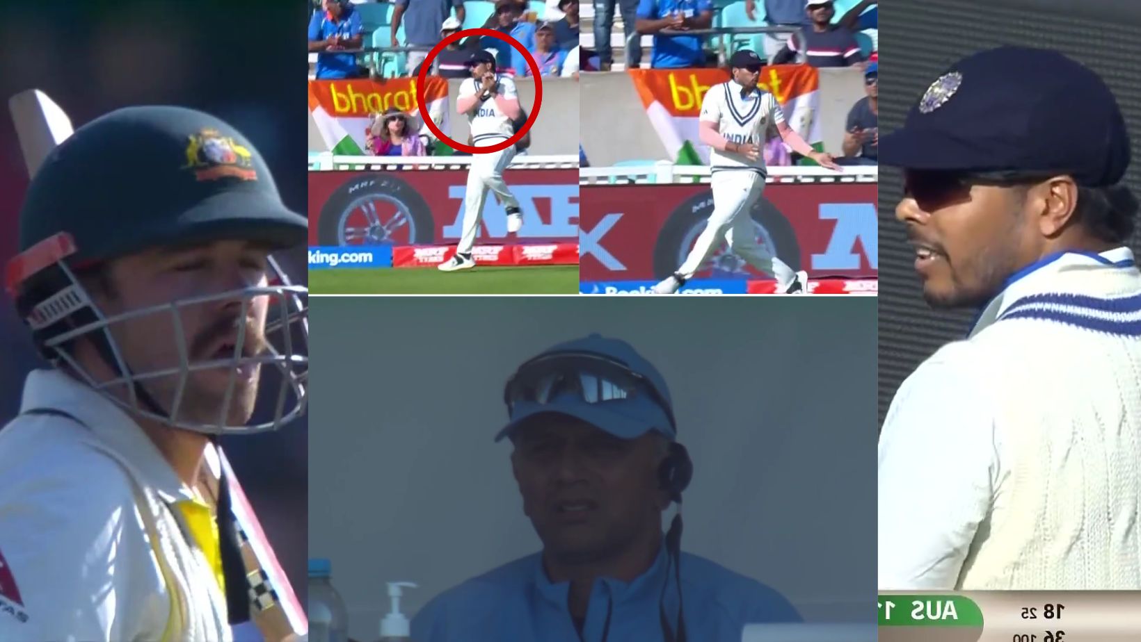 VIDEO: Umesh Yadav ने बाउंड्री पर टपकाया 'हलवा' कैच, ड्रेसिंग रूम में हेड कोच राहुल द्रविड़ का फूट प...