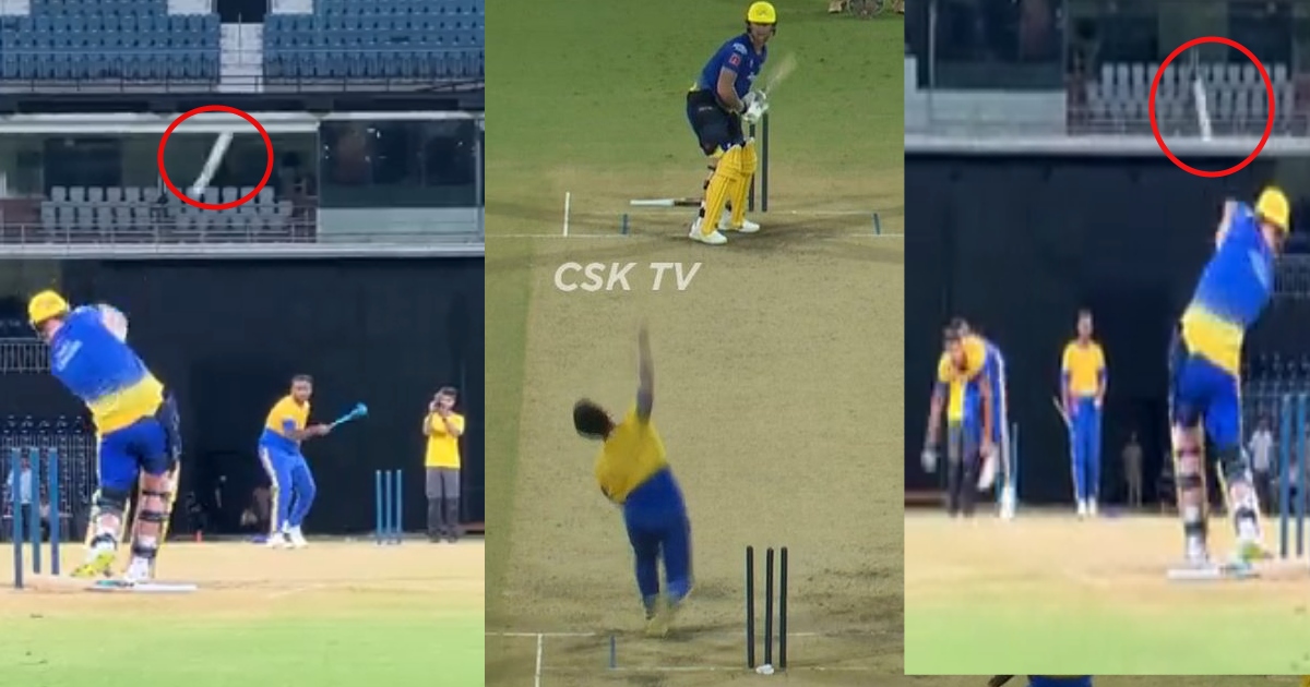 CSK में आते ही Ben Stokes ने दिखाया जलवा, खड़े-खड़े लगाए गगनचुंबी छक्के, VIDEO हुआ वायरल