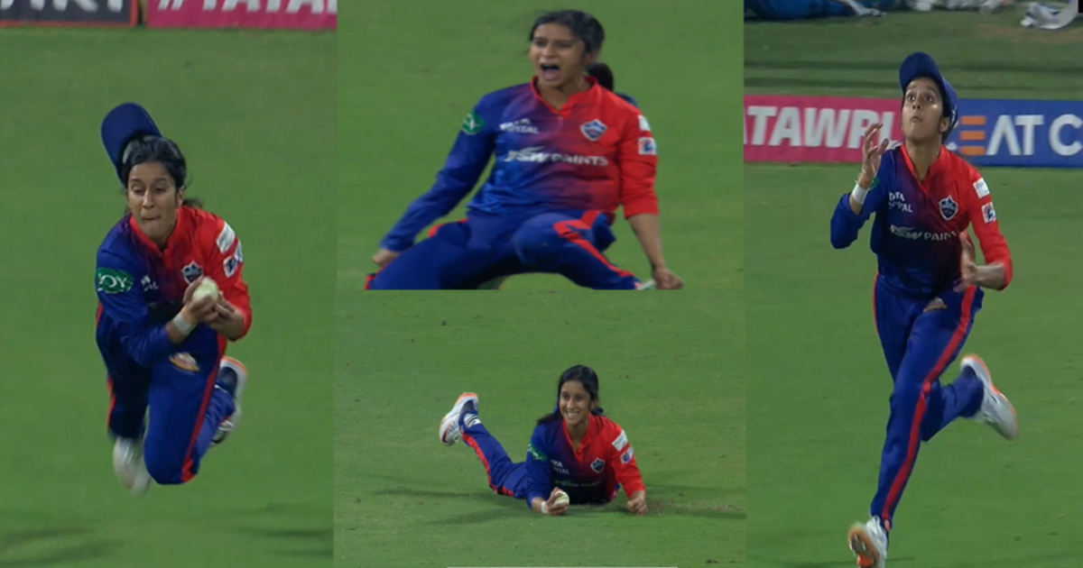 Jemimah Rodrigues ने सुपर-वुमेन बनकर लपका हैरतअंगेज कैच, जमीन से 2 इंच ऊपर पकड़ी गेंद, देखें VIDEO