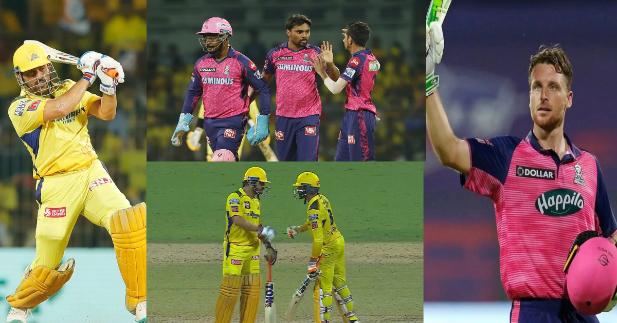 RR vs CSK मैच हाईलाइट्स: 23 चौके- 14 छक्के, T20 के रोमांच की हदें हुई पार, संदीप शर्मा ने धोनी की पा...
