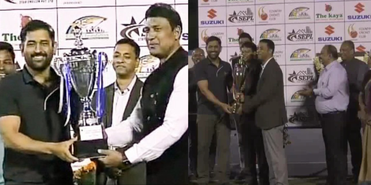 क्रिकेट के बाद MS Dhoni ने अब टेनिस में बिखेरा अपना जादू, जीता JSCA टेनिस टूर्नामेंट