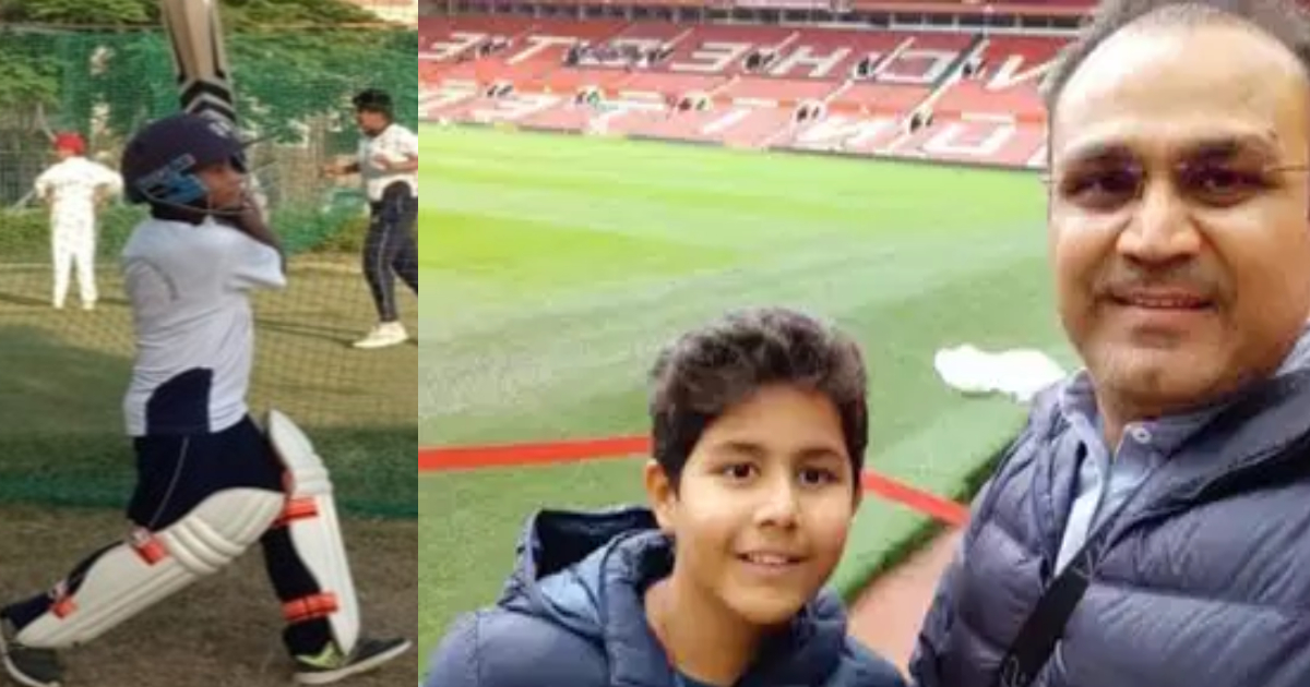 Virender Sehwag Son Aryaman Veer