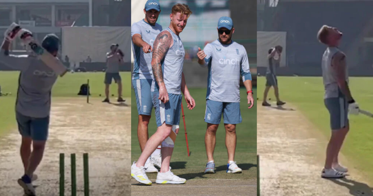 VIDEO: Ben Stokes ने अपने ही कोच ब्रेंडम मैकुलम को दिया छक्के मारने का ओपन चैलेंज, दोनों के बीच हुई...