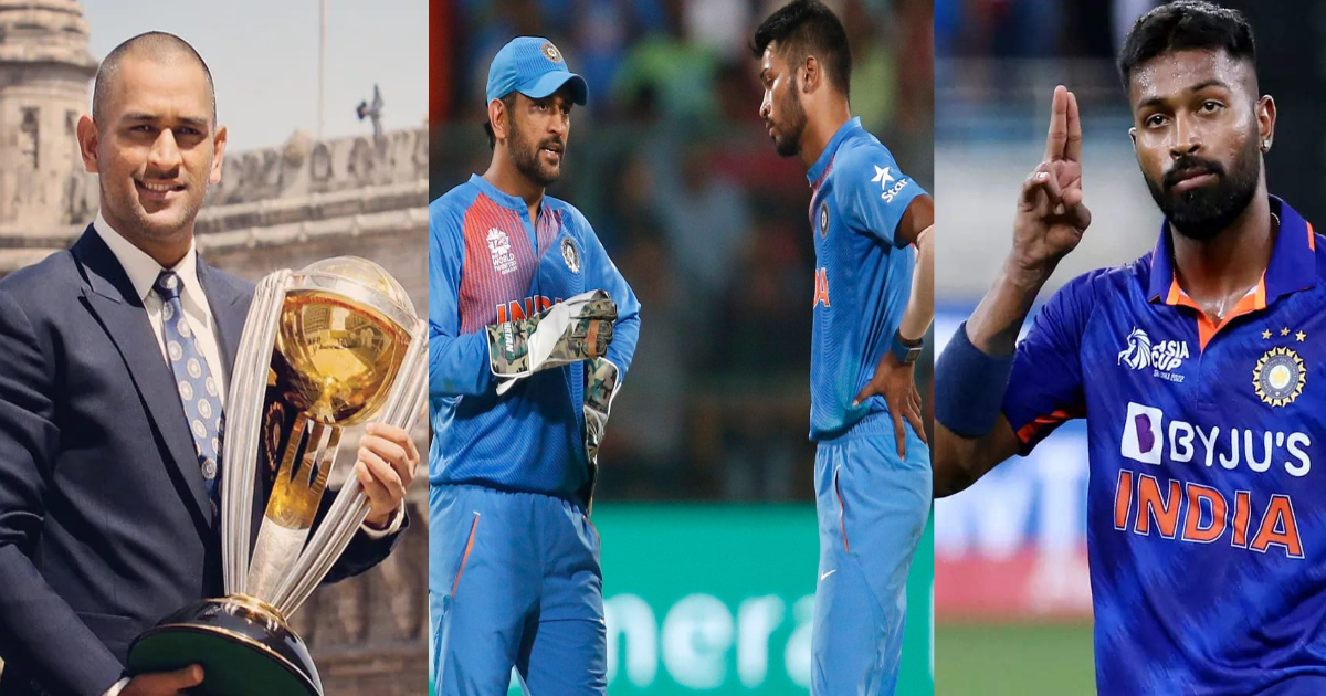 MS Dhoni and Hardik Pandya