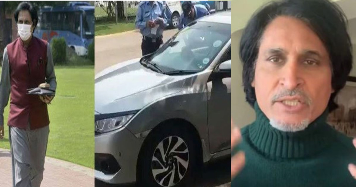 Ramiz Raja Bullet Proof Car for Death Threat