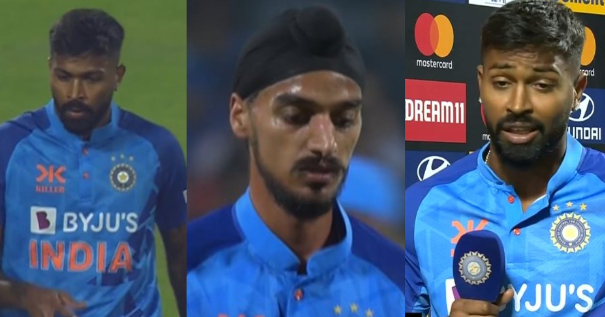 Hardik Pandya angry on Arshdeep Singh IND vs SL 2nd T20