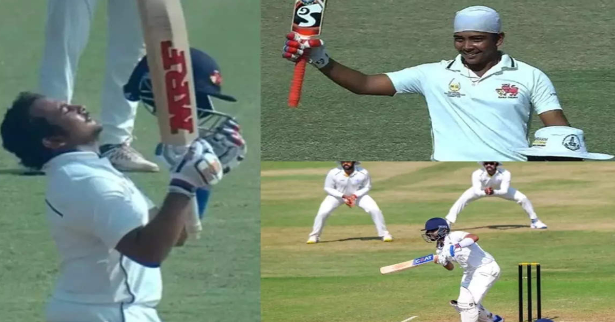 Prithvi Shaw - 200 in Ranji Trophy