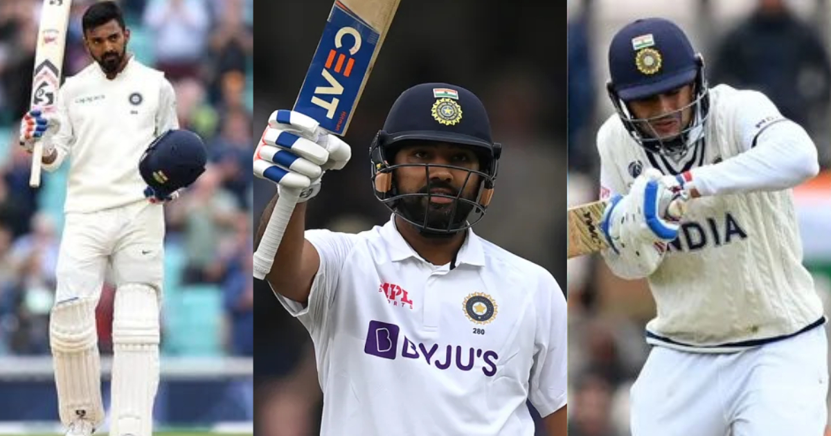 KL Rahul - Rohit Sharma - Shubman Gill