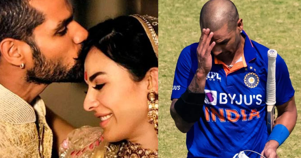 Shikhar Dhawan and His Wife