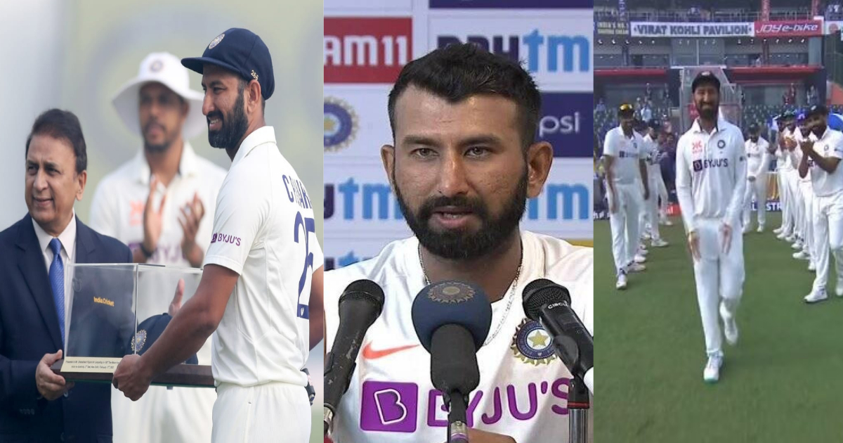 "ये मेरा आखिरी टेस्ट...", 100वें टेस्ट मैच पर कैप मिलते ही भावुक हुए चेतेश्वर पुजारा, अपने परिवार-फै...