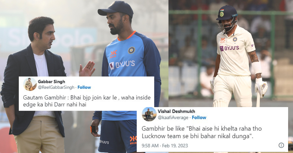 KL Rahul - Gautam Gambhir