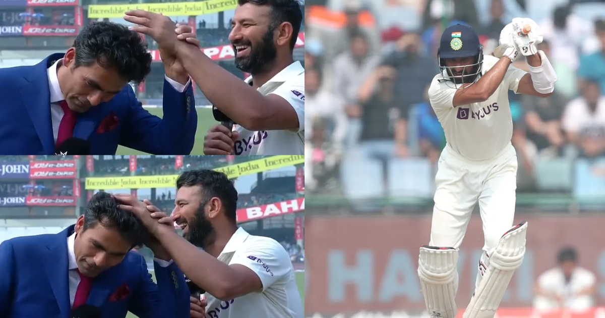 "ये ईश्वर का हाथ है", जीत के बाद मोहम्मद कैफ ने चेतेश्वर पुजारा से लिया अशीर्वाद, वायरल हुआ VIDEO