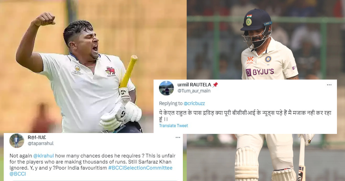 Fans Trolled BCCI For Neglecting Sarfaraz Khan for KL Rahul