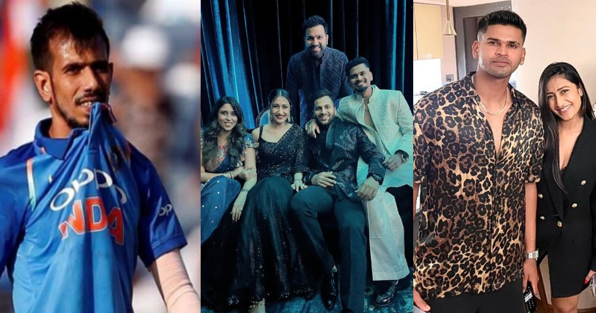 Shreyas Iyer with Dhanashree: शार्दुल की शादी में चहल को छोड़ श्रेयस अय्यर के साथ पहुंची धनश्री, चोर...