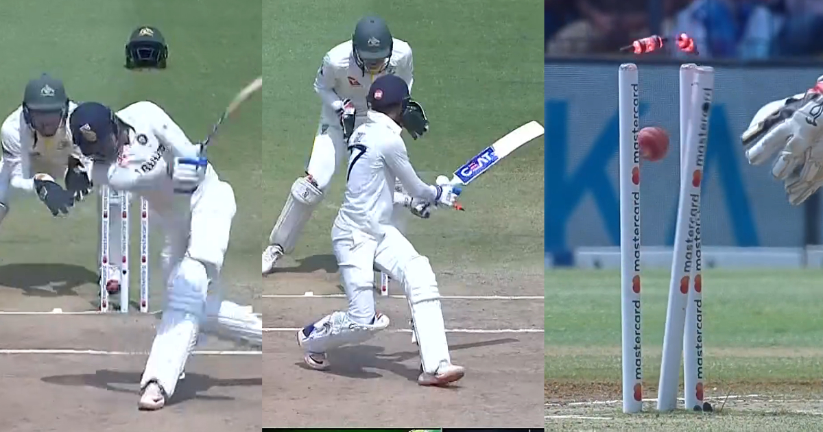Shubman Gill को क्रीज पर उछल-कूद करना पड़ा भारी, नेथन लायन ने बिखेर दी गिल्लियां