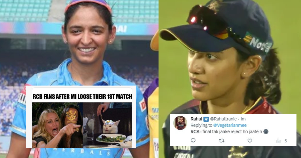 मुंबई इंडियंस की हार के बाद बैंगलोर हुई WPL से बाहर, तो RCB फैंस ने हरमनप्रीत पर लगाए फिक्सिंग के आर...