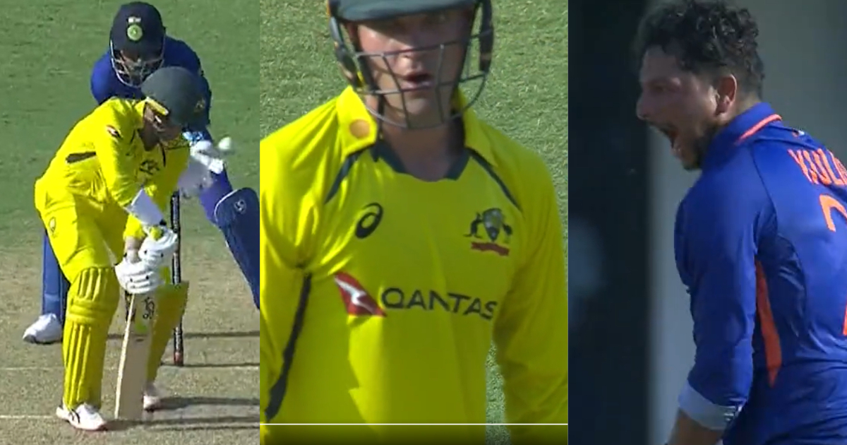 Kuldeep Yadav की बॉल ऑफ द सेंचुरी पर क्लीन बोल्ड हुए एलेक्स कैरी, खुला रह गया बल्लेबाज का मुंह