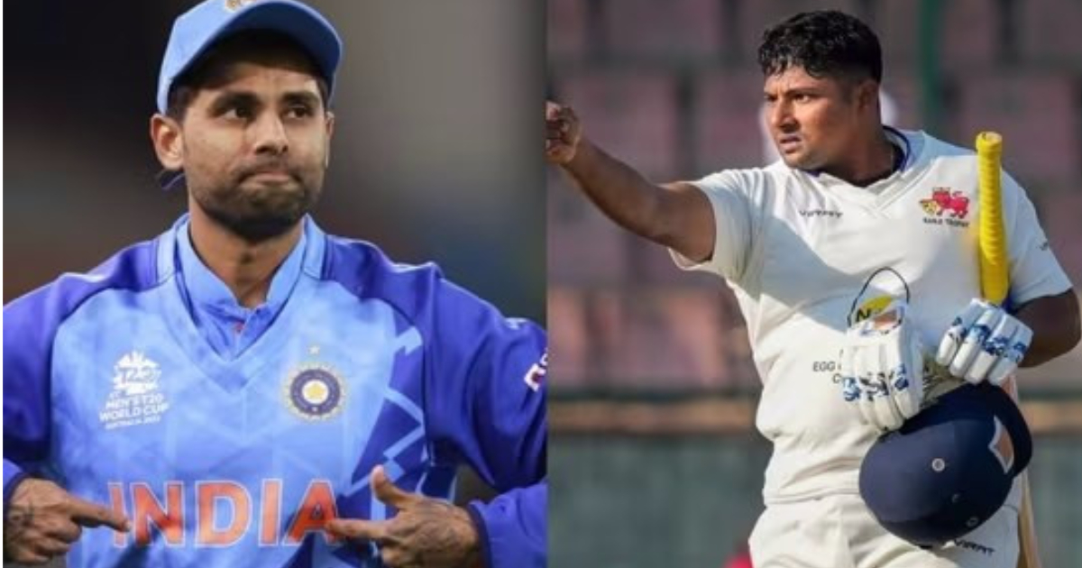 Suryakumar Yadav को लेकर Sarfaraz Khan ने दिया चौंकाने वाला बयान, बोले - "उसको तो टीम में..."