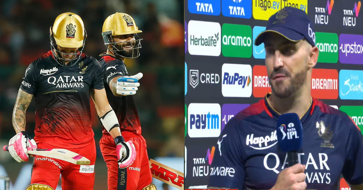 विराट नहीं बल्कि, इस खिलाड़ी को Faf Du Plessis ने माना जीत का असली हीरो, बताई बड़ी वजह