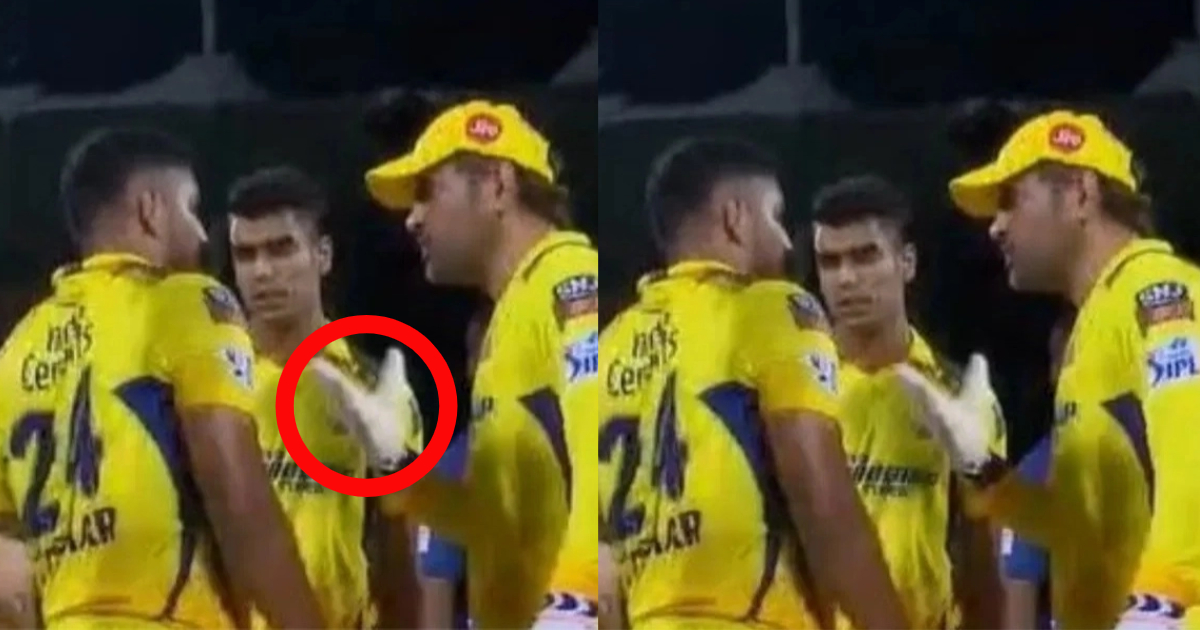 MS Dhoni ने खोया आपा, 3 नो-बॉल और 4 वाइड डालने वाले गेंदबाज पर निकाला गुस्सा