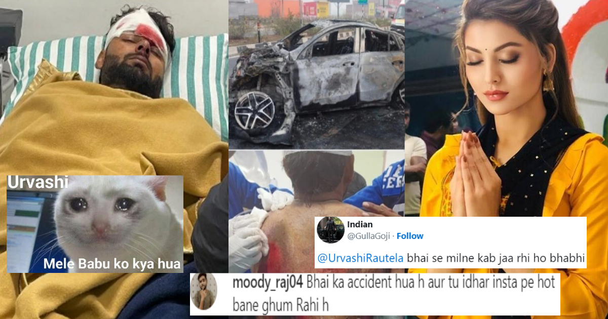 "सुकून मिल गया अब तुझे", ऋषभ पंत के साथ हुए जानलेवा एक्सीडेंट के बाद उर्वशी रौतेला ने किया ऐसा पोस्ट...