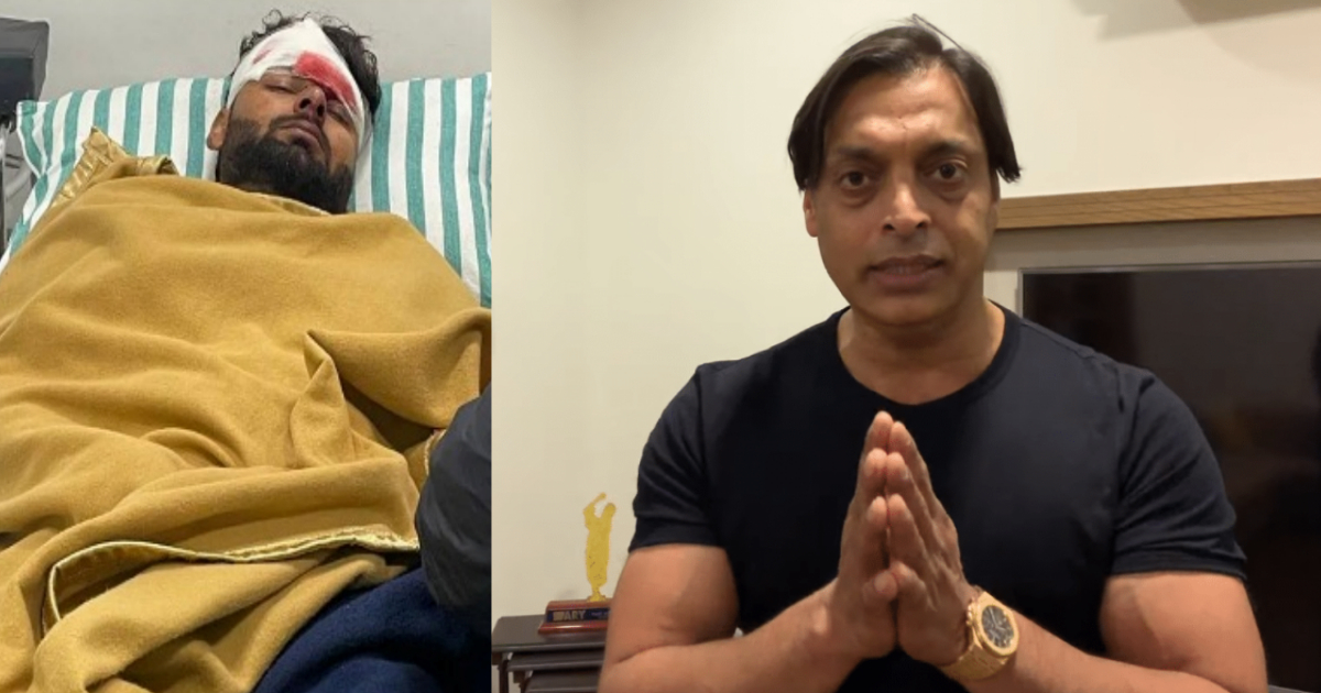 ऋषभ पंत के दर्दनाक एक्सीडेंट पर शोएब अख्तर ने जताया दुख, सलामती की दुआ करते हुए दे डाला भावुक बयान