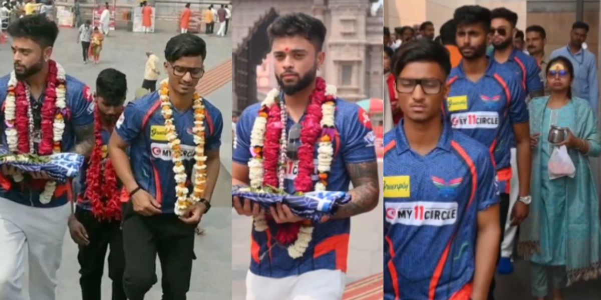 SRH को हराने के लिए भोलेनाथ की शरण पहुंची LSG टीम, खिलाड़ियों ने जीत के लिए भगवान से लगाई अर्जी, वाय...