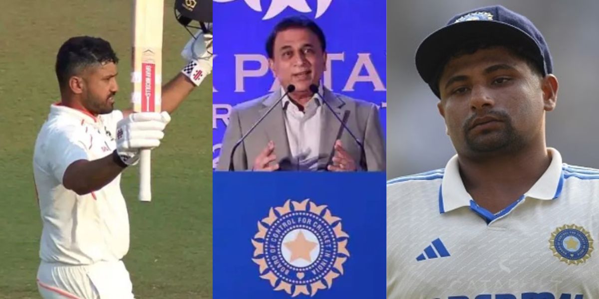 इंग्लैंड दौरे से सरफराज खान का कटा पत्ता तो Sunil Gavaskar तोड़ी चुप्पी, बोले- करूण नायर से सीखों वापसी कैसे....