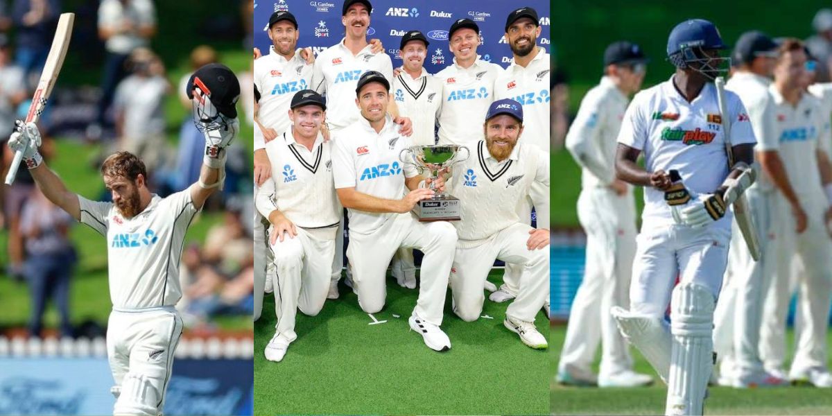NZ vs SL:श्रीलंका को पड़ी केन विलियमसन की दोहरी मार, न्यूज़ीलैंड ने टेस्ट सीरीज में कर डाला सूपड़ा साफ