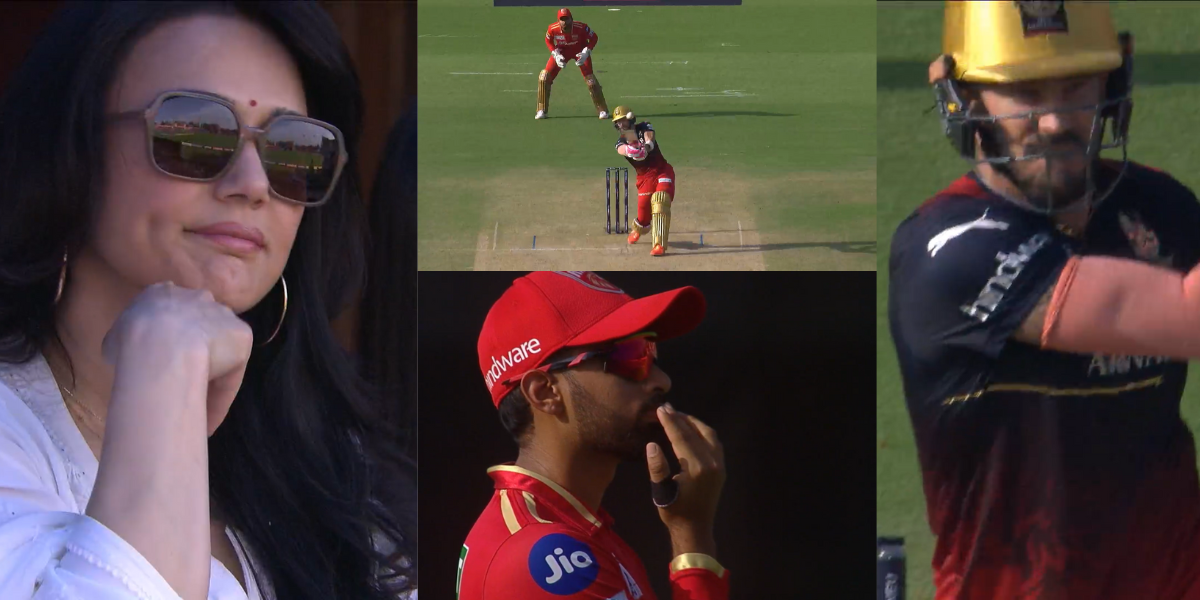 VIDEO: फाफ डु प्लेसिस ने जड़ा झन्नाटेदार छक्का, तो प्रीति जिंटा के चेहरे पर पसरा मातम, जितेश शर्मा क...