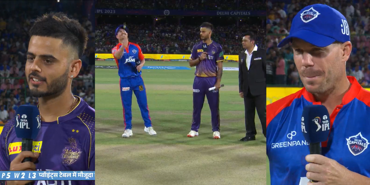 DC vs KKR: टॉस जीतकर वॉर्नर ने चुनी गेंदबाजी, प्लेइंग-XI में हुई ईशांत की वापसी, तो 4 बदलाव के साथ उ...